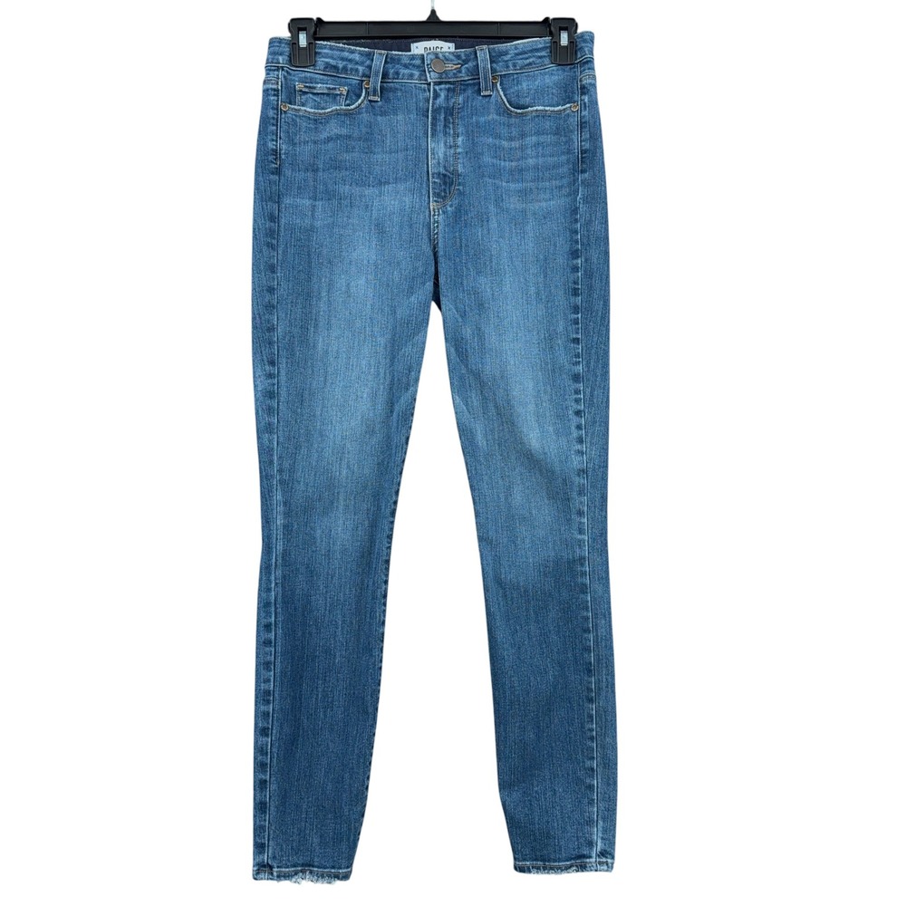 PAIGE Hoxton Ankle‎ Jeans Women 30 Cotton Polyester Elastane Blue